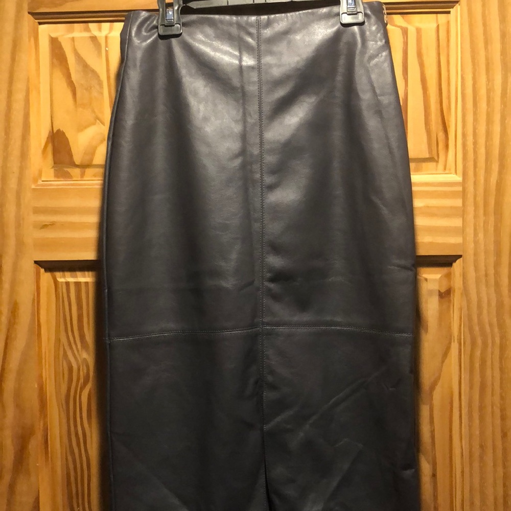 Leather skirt